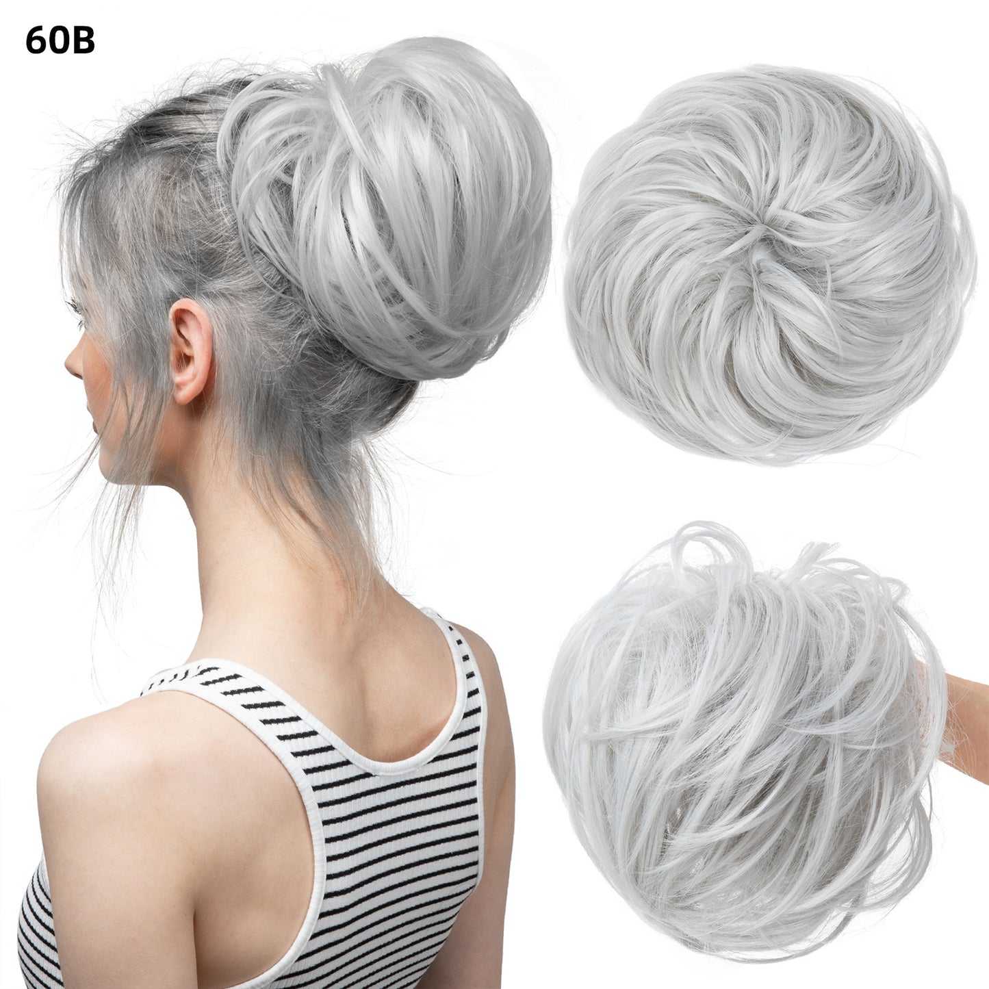 【50% OFF】【Păr Frumos】 👩🦰 Banda de păr pentru perucă cu muguri de bricolaj