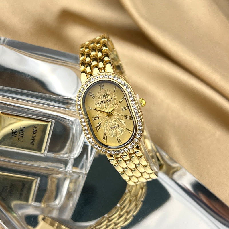 【50% OFF】【GREALY】⌚️ Ceas de damă cu quartz de înaltă calitate