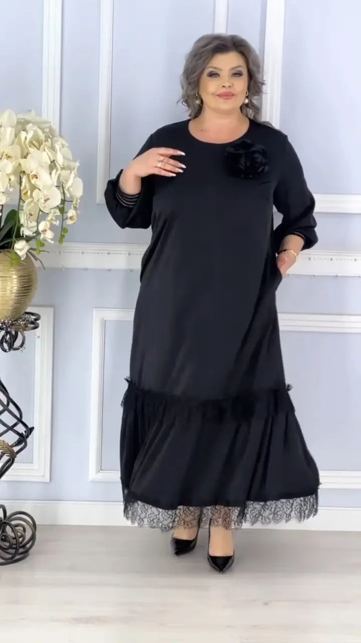 【70% OFF】 🔥🥰【S-5XL】Rochie nouă la modă din catifea aurie, confortabilă și caldă