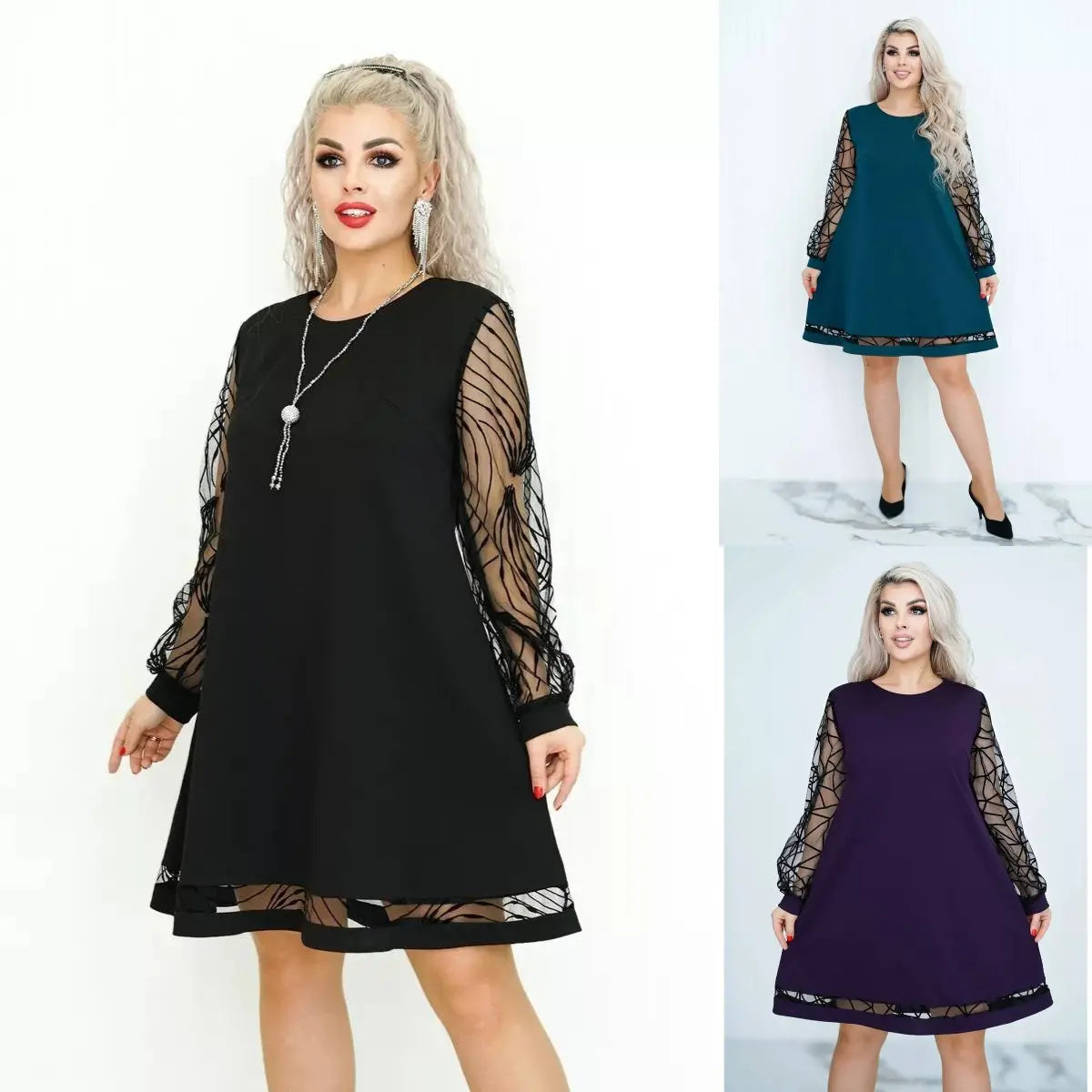 💝💝【S-5XL】🍁🍂Wysokiej jakości modna i elegancka sukienka