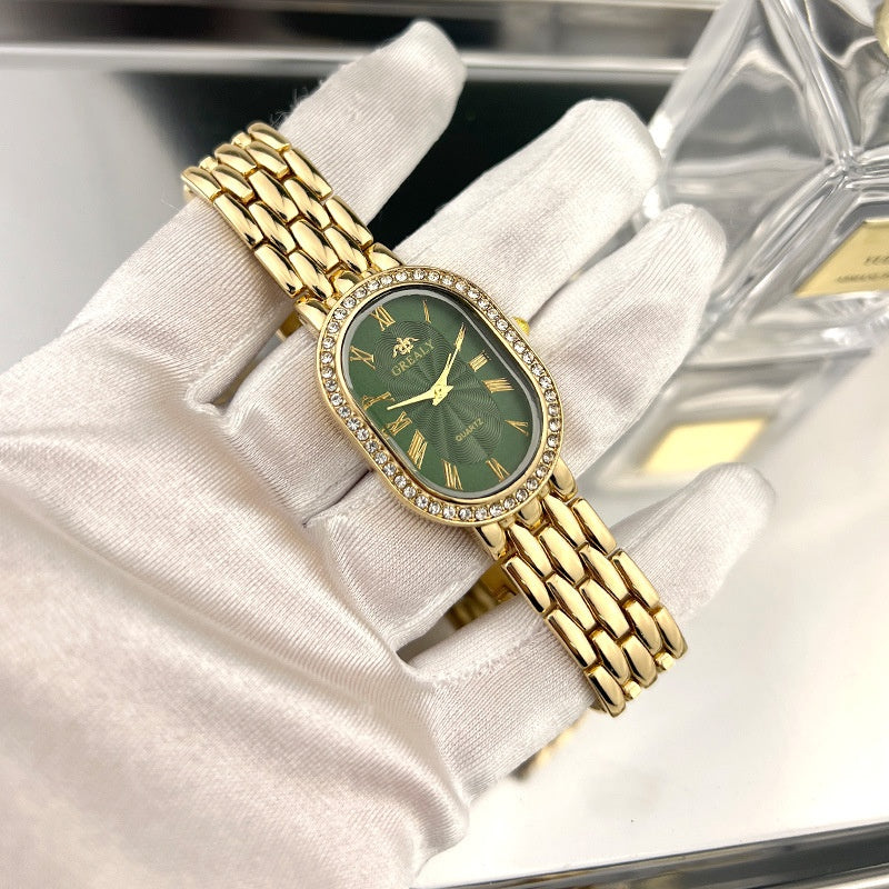 【50% OFF】【GREALY】⌚️ Ceas de damă cu quartz de înaltă calitate