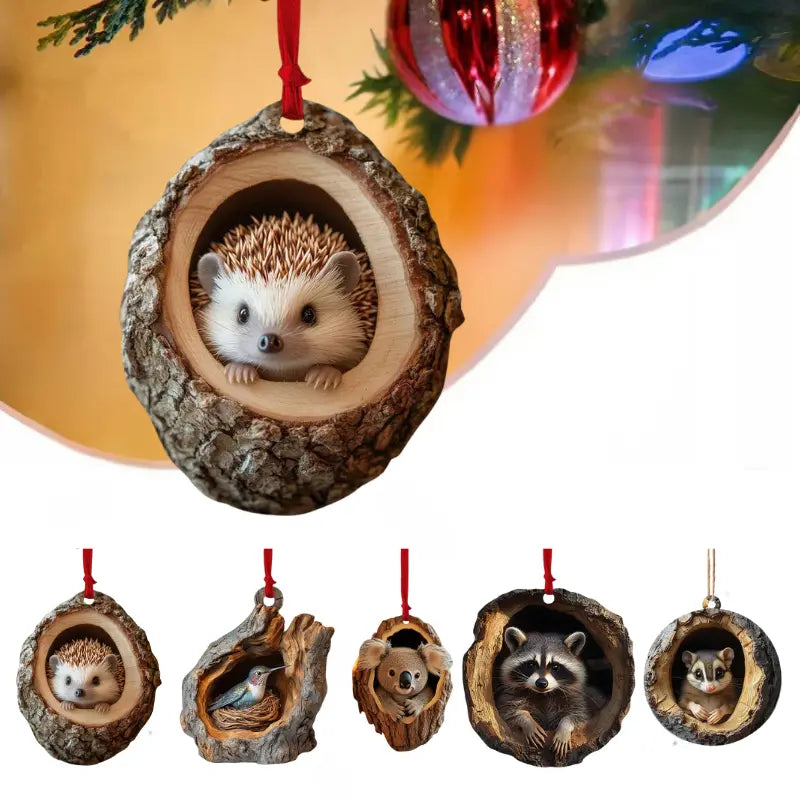 【5/10 PCS】🎄Critter Decorațiune pentru pomul de Crăciun. Decorațiune suspendată pentru animale mici