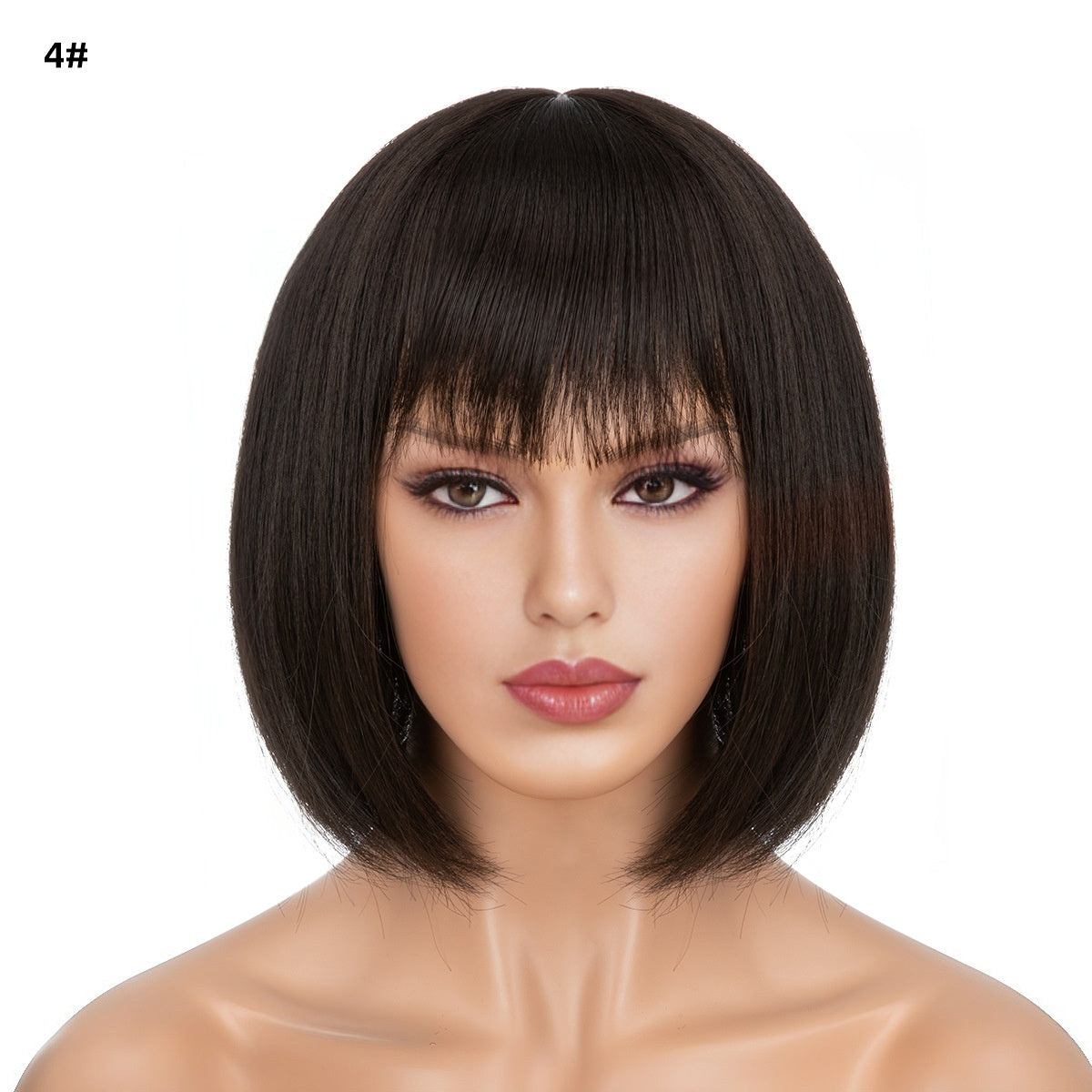【50% OFF】【Păr Frumos】 👩🦰Perucă pufoasă de păr scurt cu breton de aer