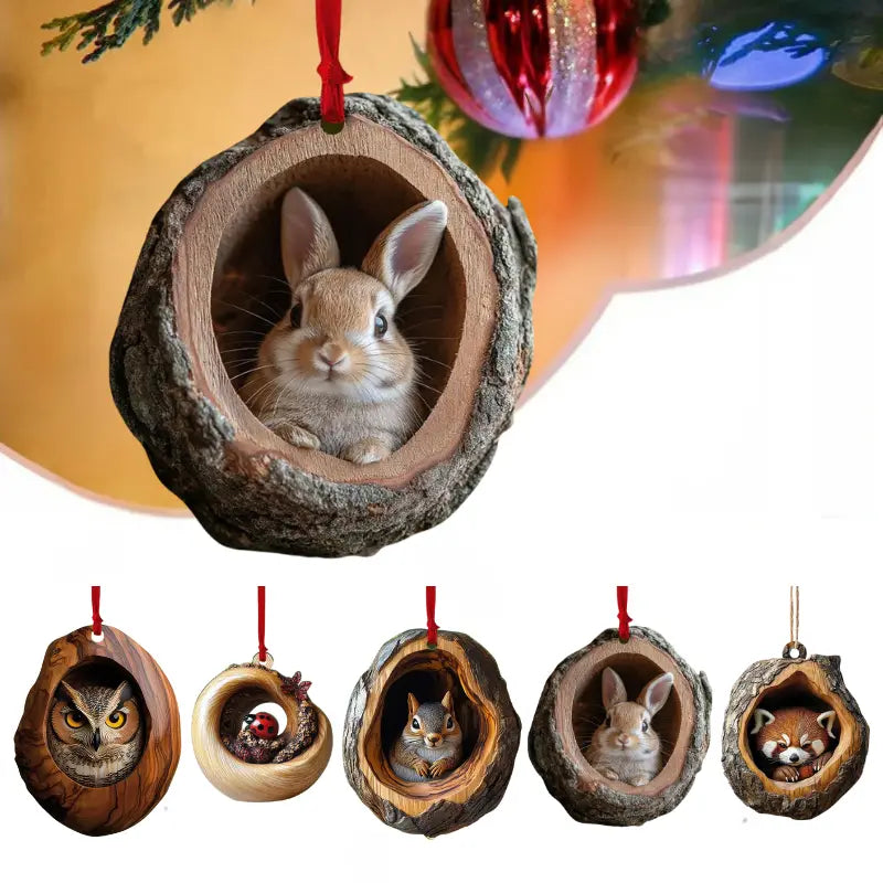 【5/10 PCS】🎄Critter Decorațiune pentru pomul de Crăciun. Decorațiune suspendată pentru animale mici