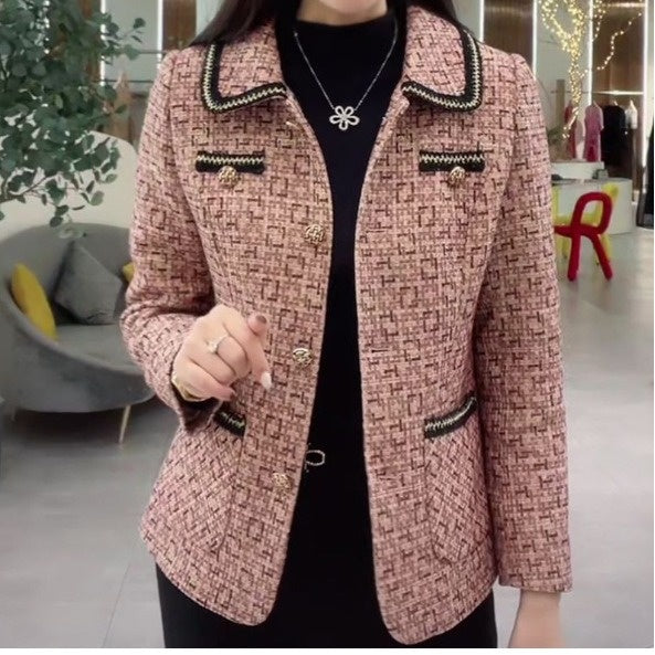 💖💥【M-4XL】Jachetă nouă de costum de damă cu rever de toamnă și iarnă