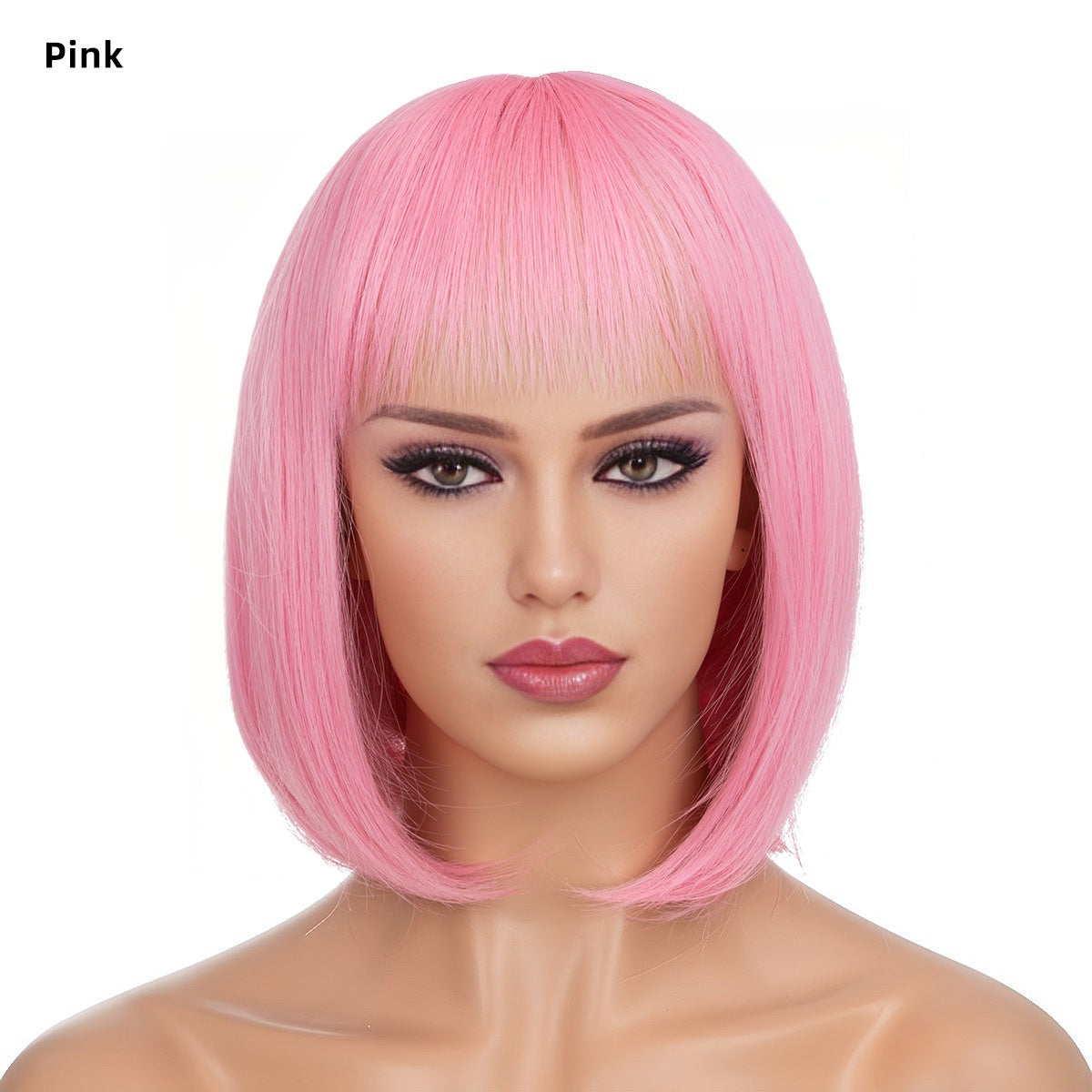 【50% OFF】【Păr Frumos】 👩🦰Perucă pufoasă de păr scurt cu breton de aer