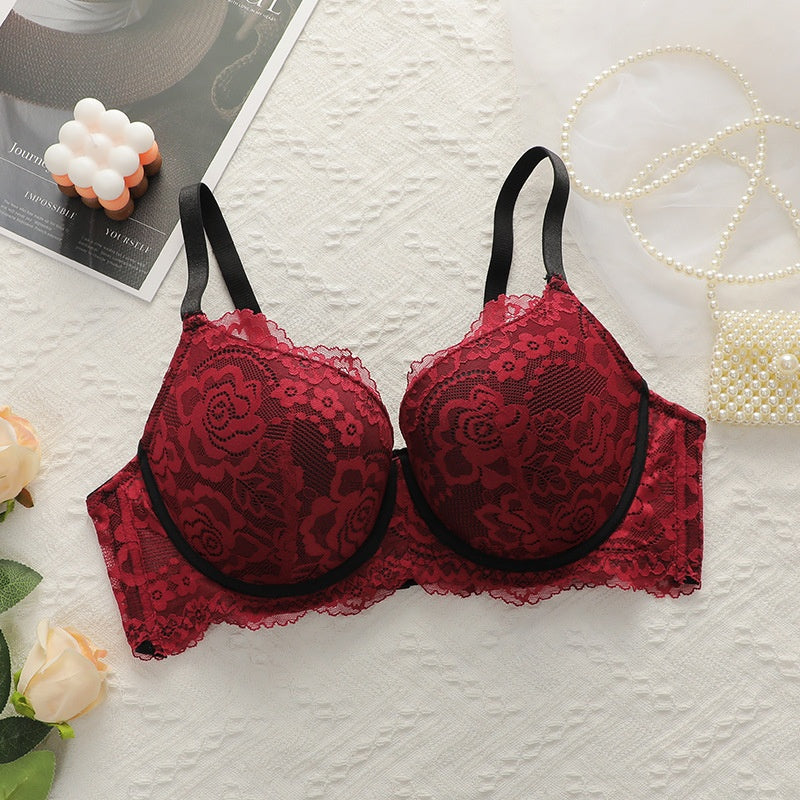 【50% OFF】【90D-110D】👙2024 lenjerie de dantelă în stil nou, plus mărime