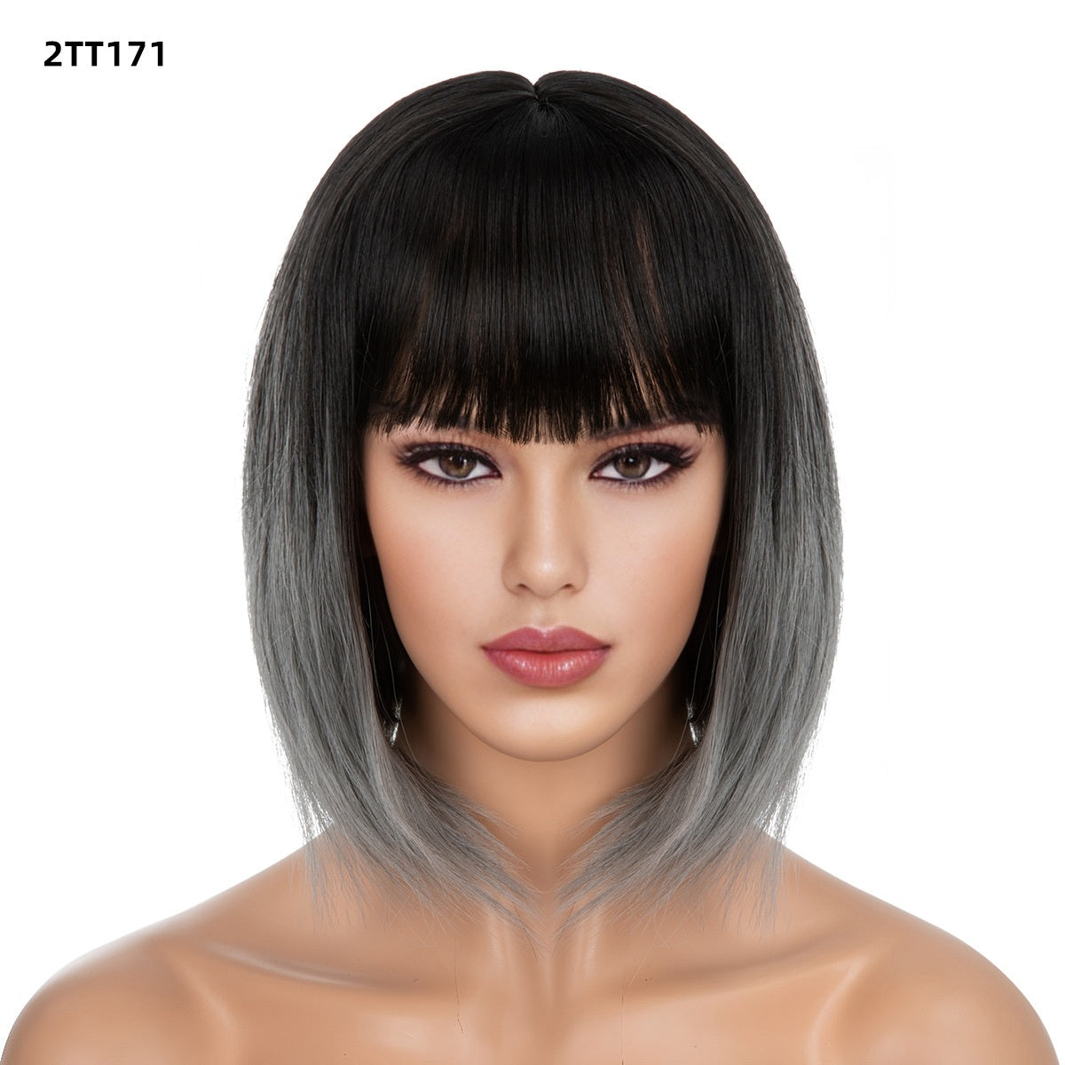 【50% OFF】【Păr Frumos】 👩🦰Perucă pufoasă de păr scurt cu breton de aer