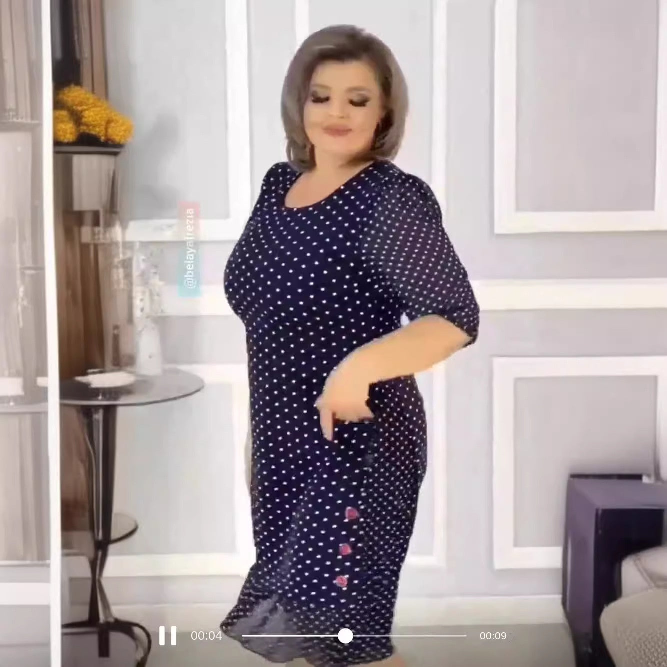 【50% OFF】【S-5XL】Rochie elegantă cu buline