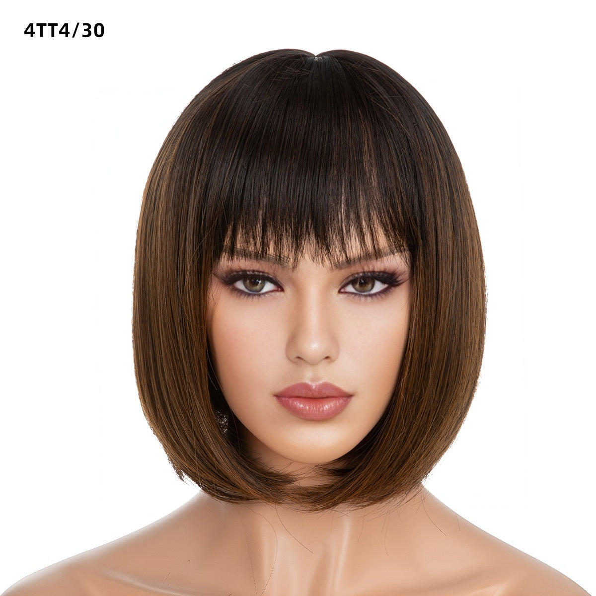 【50% OFF】【Păr Frumos】 👩🦰Perucă pufoasă de păr scurt cu breton de aer