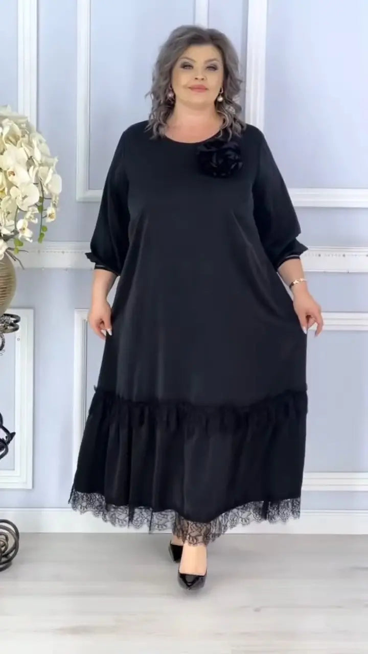 【70% OFF】 🔥🥰【S-5XL】Rochie nouă la modă din catifea aurie, confortabilă și caldă