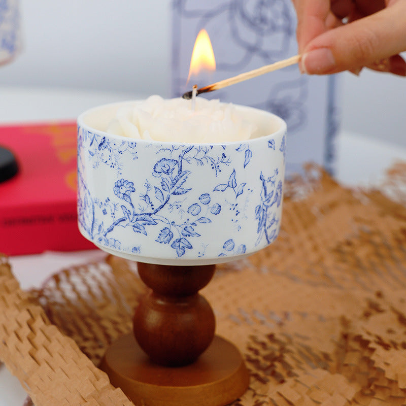 【50% OFF】「Viata artistica」Lumanare parfumata cana din ceramica frantuzeasca