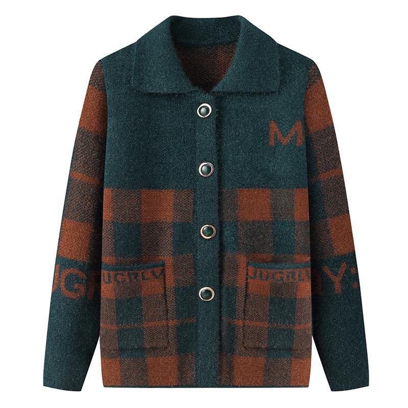 【50% OFF】【XL-4XL】geaca tricotata cu design cu rever