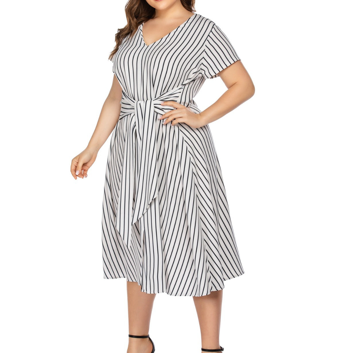 【50% OFF】【XL-5XL】2024 rochie cu bretele pentru femei marimea plus