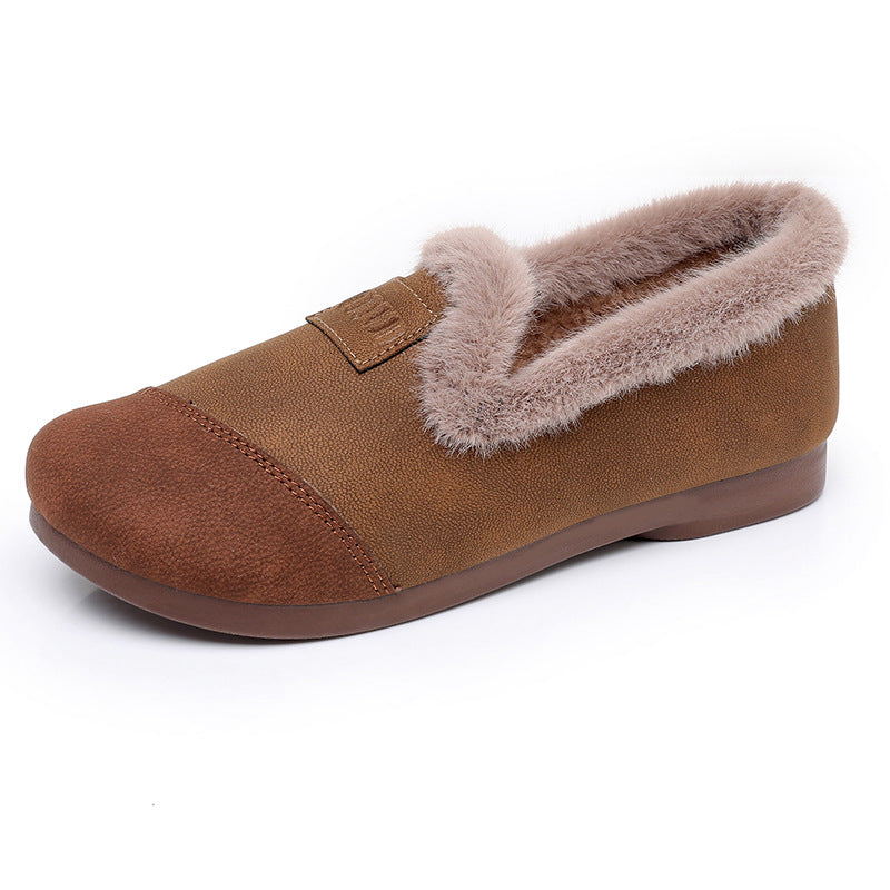【50% OFF】【35-41】Pantofi Birkenstock caldi din fleece cu slip-on