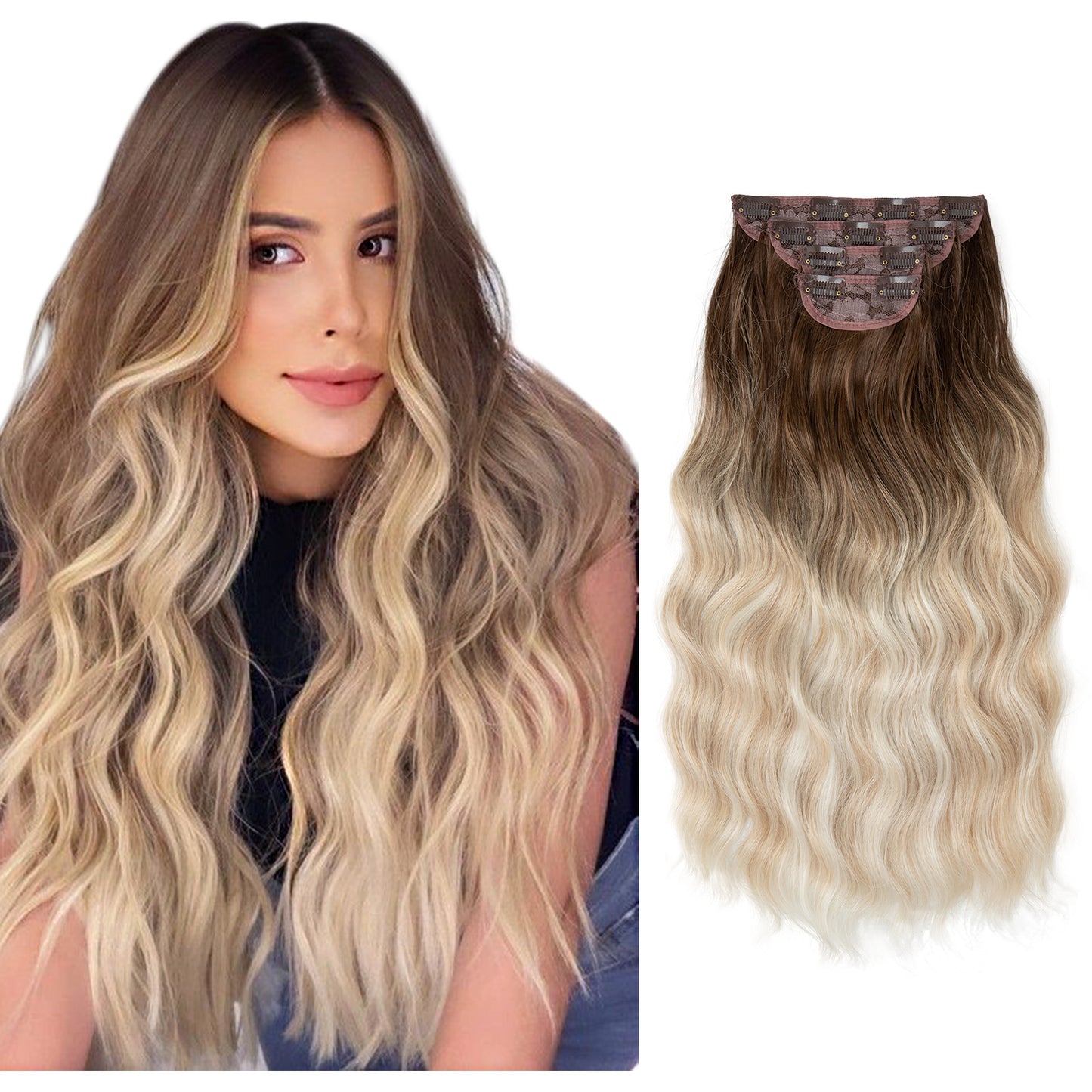 【50% OFF】【Păr Frumos】 👩🦰 Perucă ondulată cu păr ondulat lung