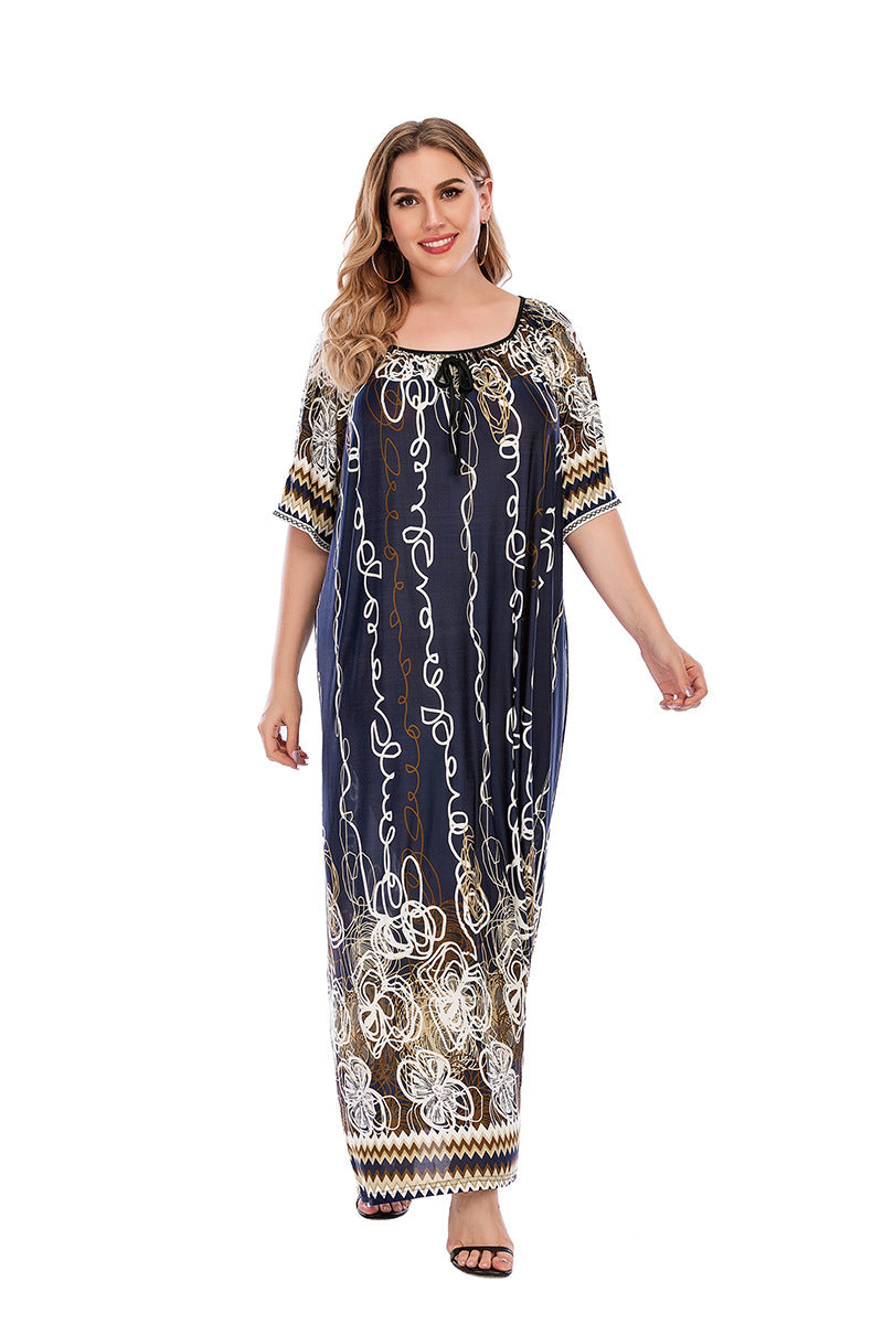 【50% OFF】【XL-4XL】「Roman Lover」2024 Rochie imprimată mărime mare