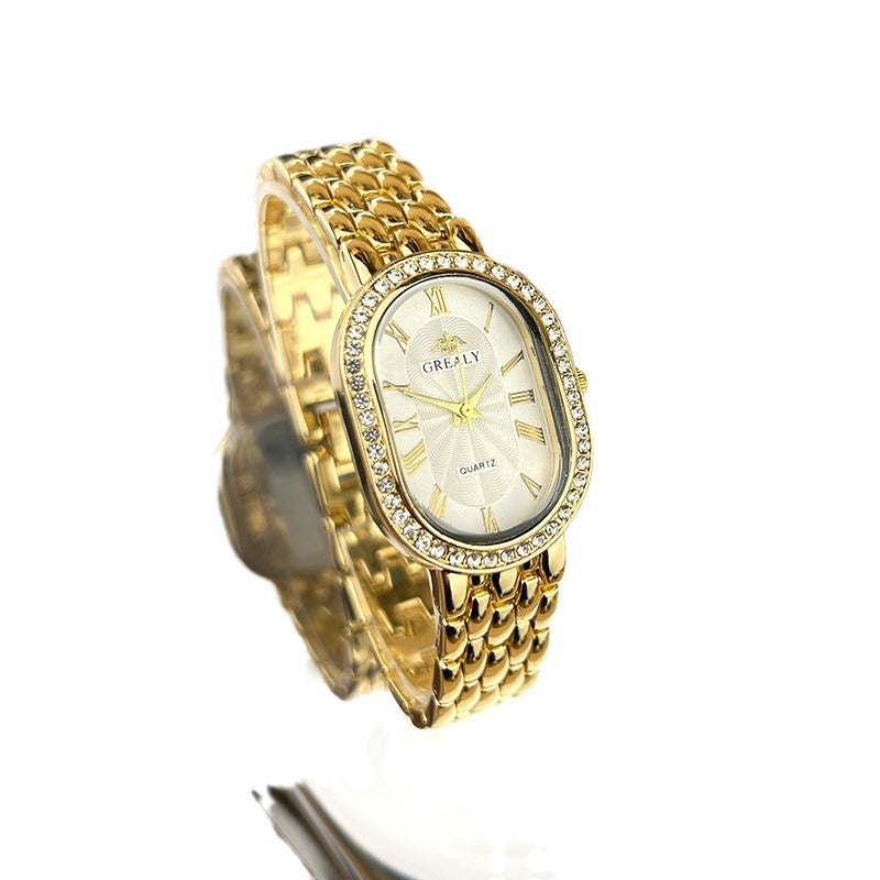 【50% OFF】【GREALY】⌚️ Ceas de damă cu quartz de înaltă calitate