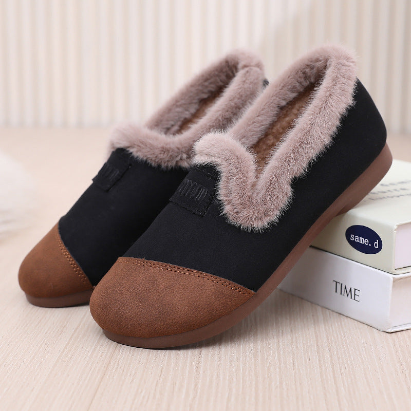 【50% OFF】【35-41】Pantofi Birkenstock caldi din fleece cu slip-on
