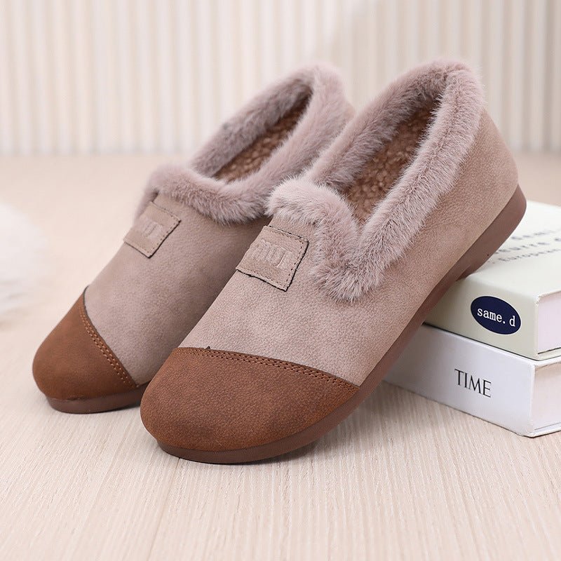 【50% OFF】【35-41】Pantofi Birkenstock caldi din fleece cu slip-on