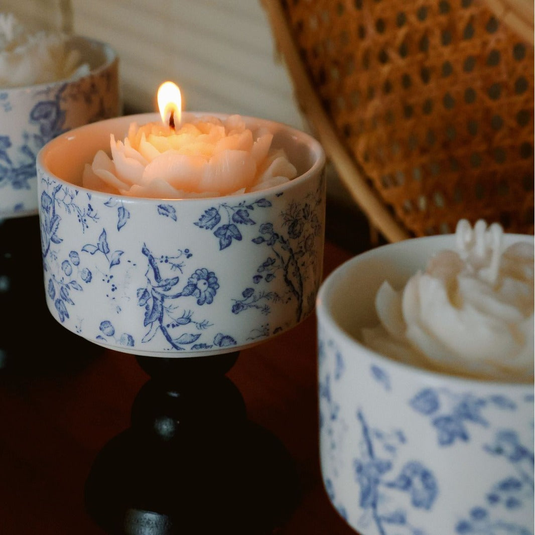 【50% OFF】「Viata artistica」Lumanare parfumata cana din ceramica frantuzeasca