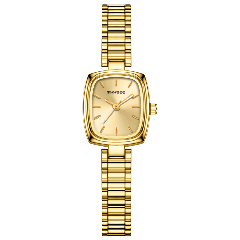 【50% OFF】【MXXSEE】⌚️Ceas mic din aur cu quartz de lux usor