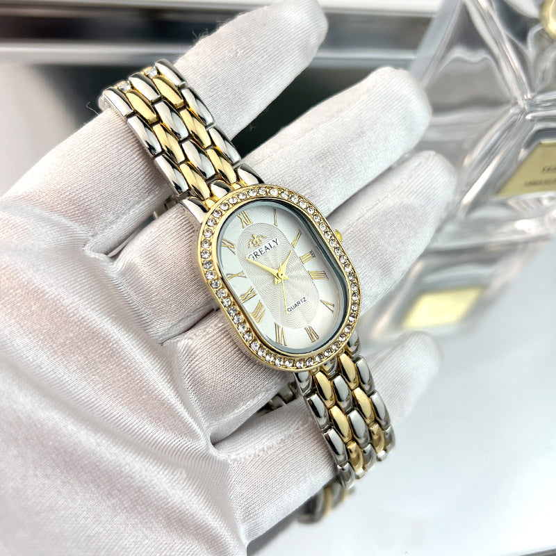 【50% OFF】【GREALY】⌚️ Ceas de damă cu quartz de înaltă calitate