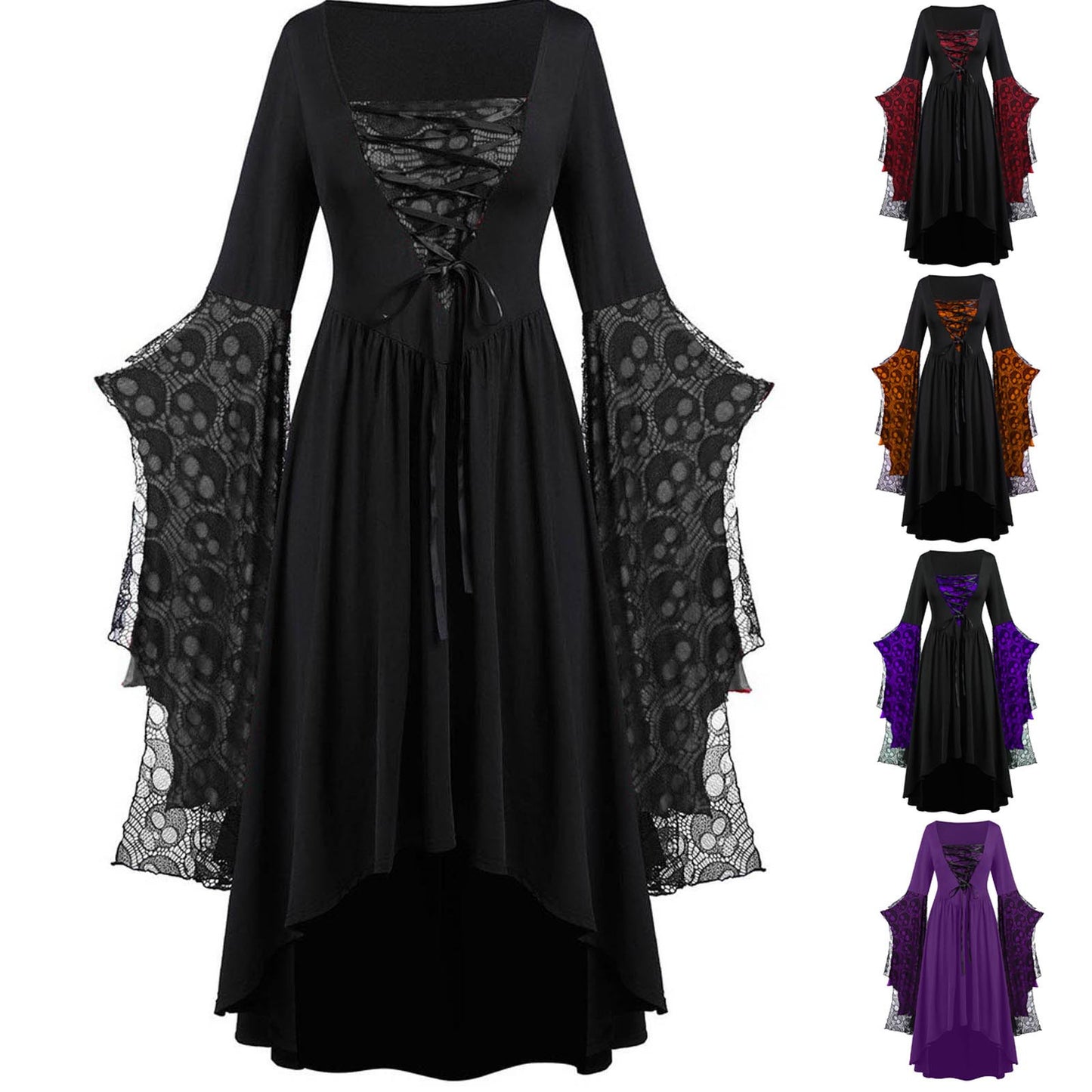 【50% OFF】【S-5XL】🎃🧛♀️rochie de vampir de Halloween