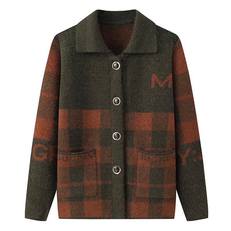 【50% OFF】【XL-4XL】geaca tricotata cu design cu rever