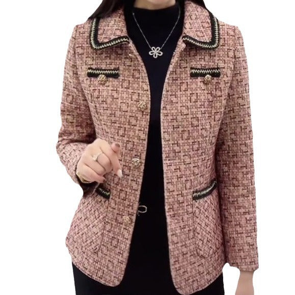 💖💥【M-4XL】Jachetă nouă de costum de damă cu rever de toamnă și iarnă