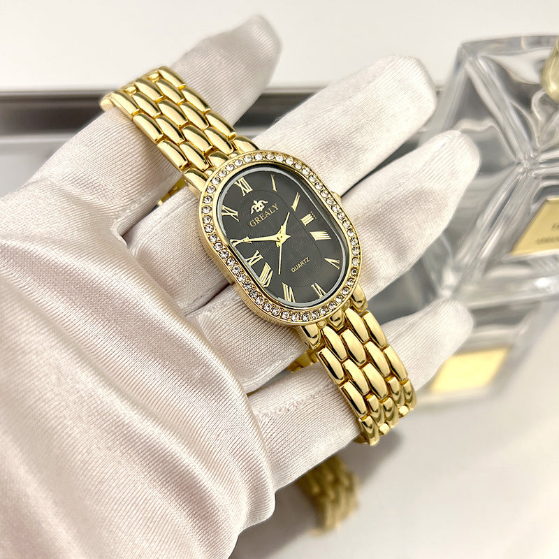【50% OFF】【GREALY】⌚️ Ceas de damă cu quartz de înaltă calitate