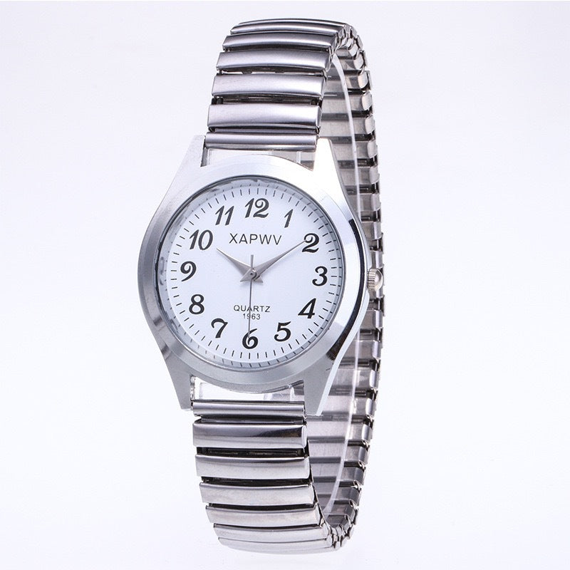 【50% OFF】【QUARTZ】🧑🤝🧑⌚️Ceas de cuplu digital cu cuarț cu curea elastică