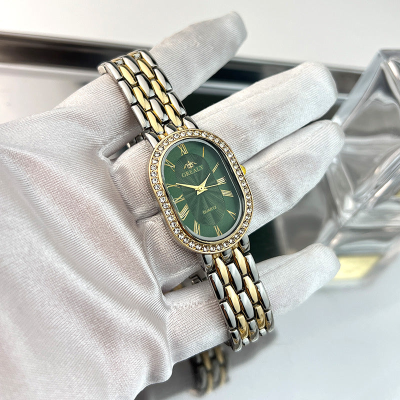 【50% OFF】【GREALY】⌚️ Ceas de damă cu quartz de înaltă calitate