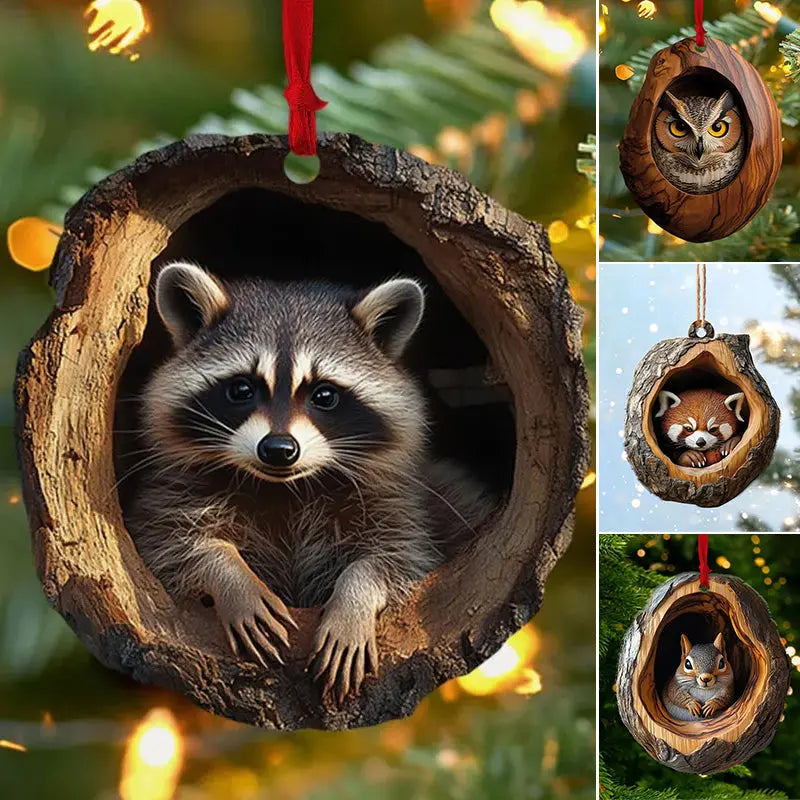 【5/10 PCS】🎄Critter Decorațiune pentru pomul de Crăciun. Decorațiune suspendată pentru animale mici