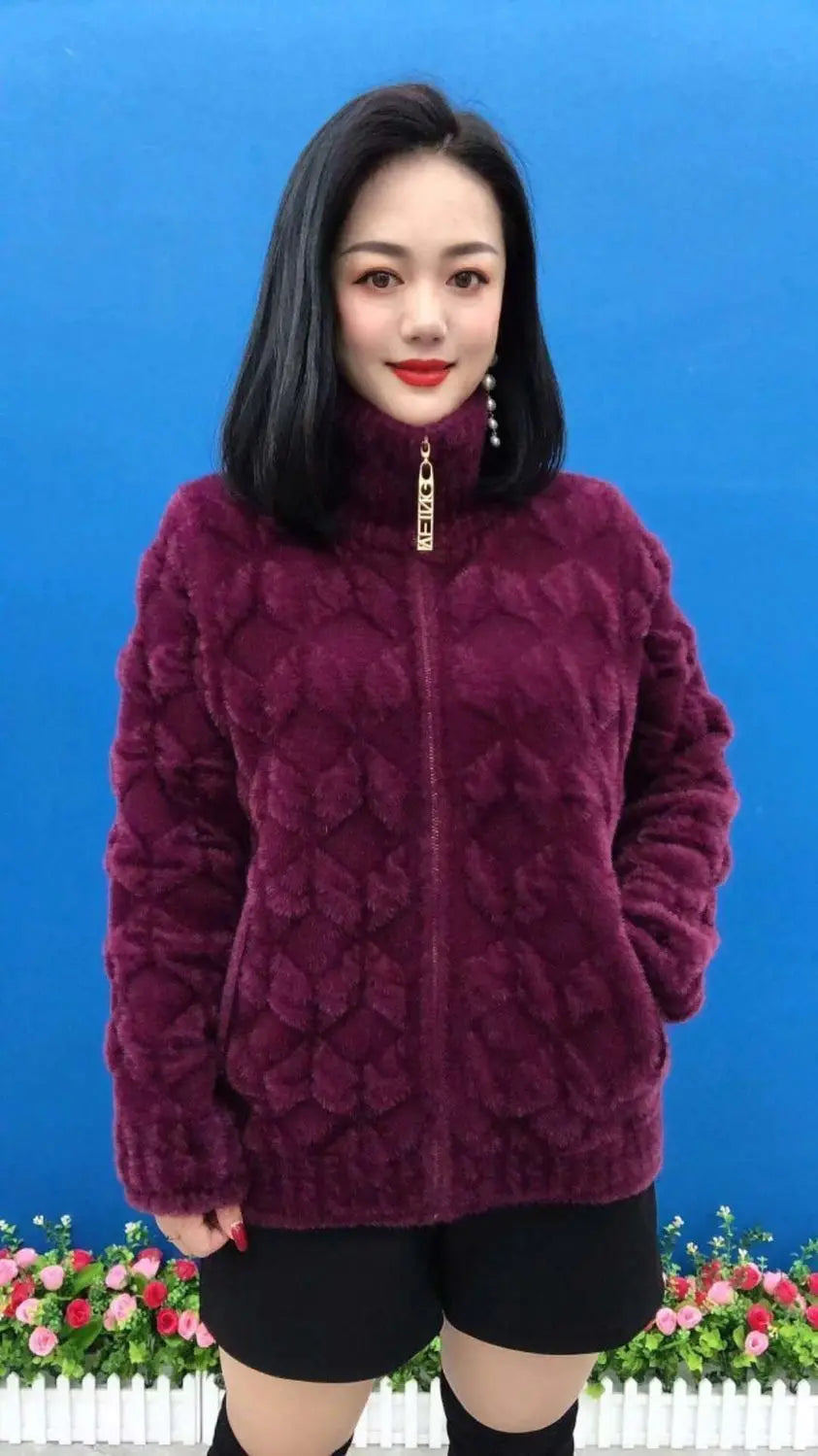 【50%OFF】【40-100KG】 Jachetă nouă de iarnă cu mâneci lungi