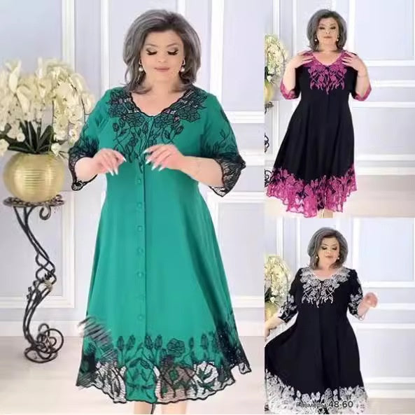 【50% OFF】【S-4XL】👗2024 rochie noua din dantela