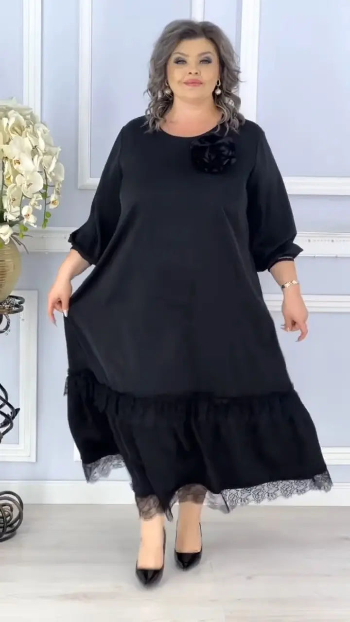 【70% OFF】 🔥🥰【S-5XL】Rochie nouă la modă din catifea aurie, confortabilă și caldă