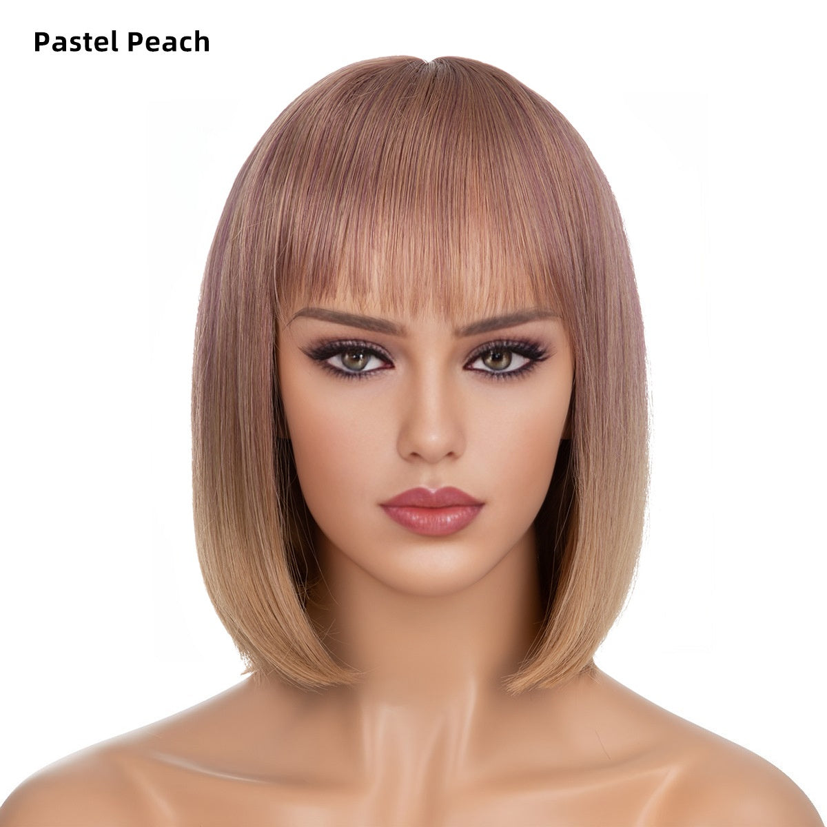 【50% OFF】【Păr Frumos】 👩🦰Perucă pufoasă de păr scurt cu breton de aer
