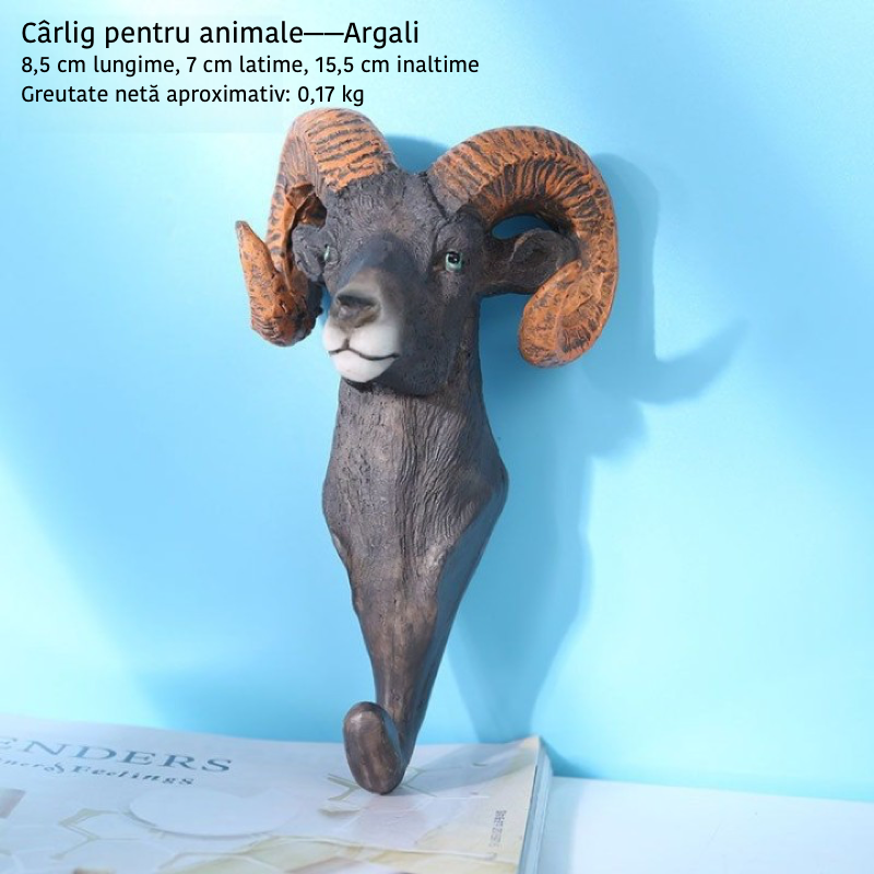 【50% OFF】 2024 meșteșuguri decorative cu cârlig decorativ cu model de animale retro