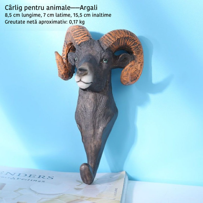 【50% OFF】 2024 meșteșuguri decorative cu cârlig decorativ cu model de animale retro