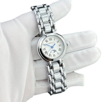 【50% OFF】【GREALY】⌚️Ceas de damă cu quartz clasic simplu