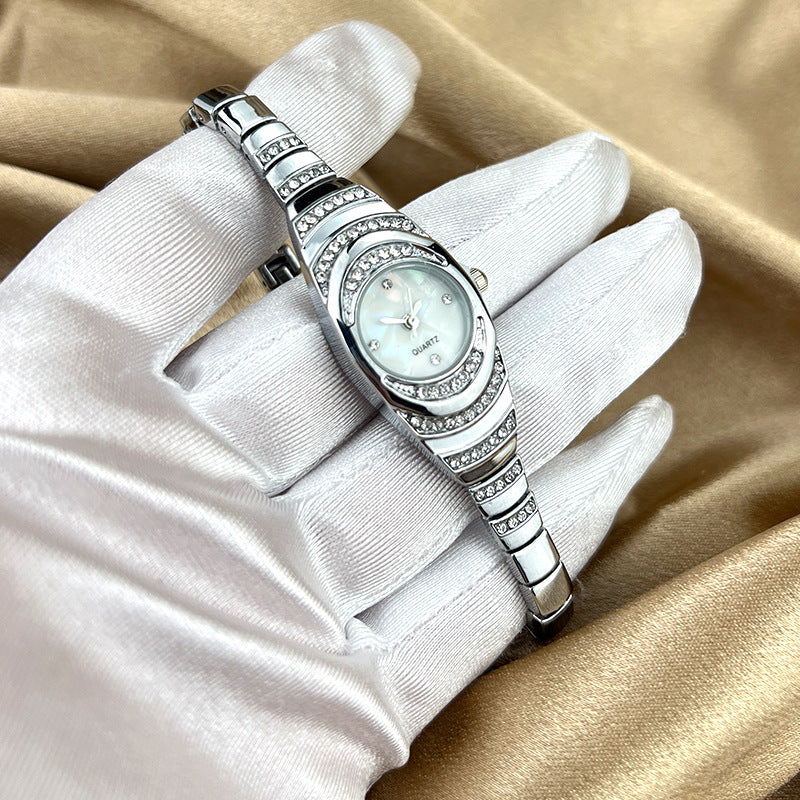 【50% OFF】【QUARTZ】⌚️Ceas de damă Water Ripple Quartz Diamond