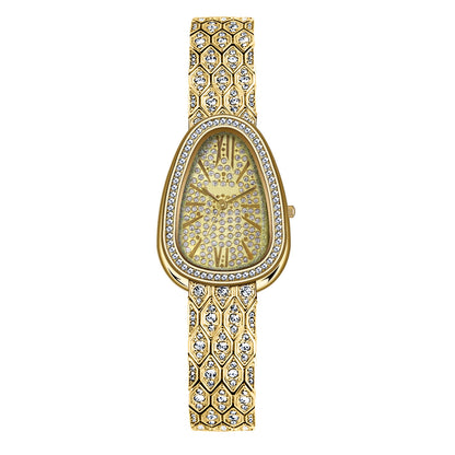 【50% OFF】【QUARTZ】⌚️Ceas de damă cu quartz cu incrustație de diamante