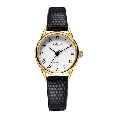 【50% OFF】【GEDI】⌚️Ceas de dama cu quartz cu cadran mic retro la scara romana